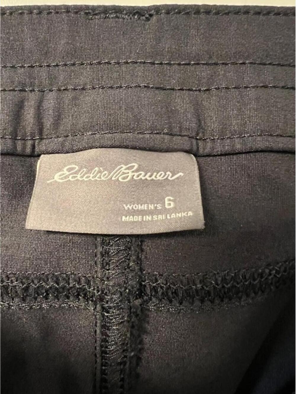 EDDIE BAUER RAINIER Black Capris - Picture 7 of 7